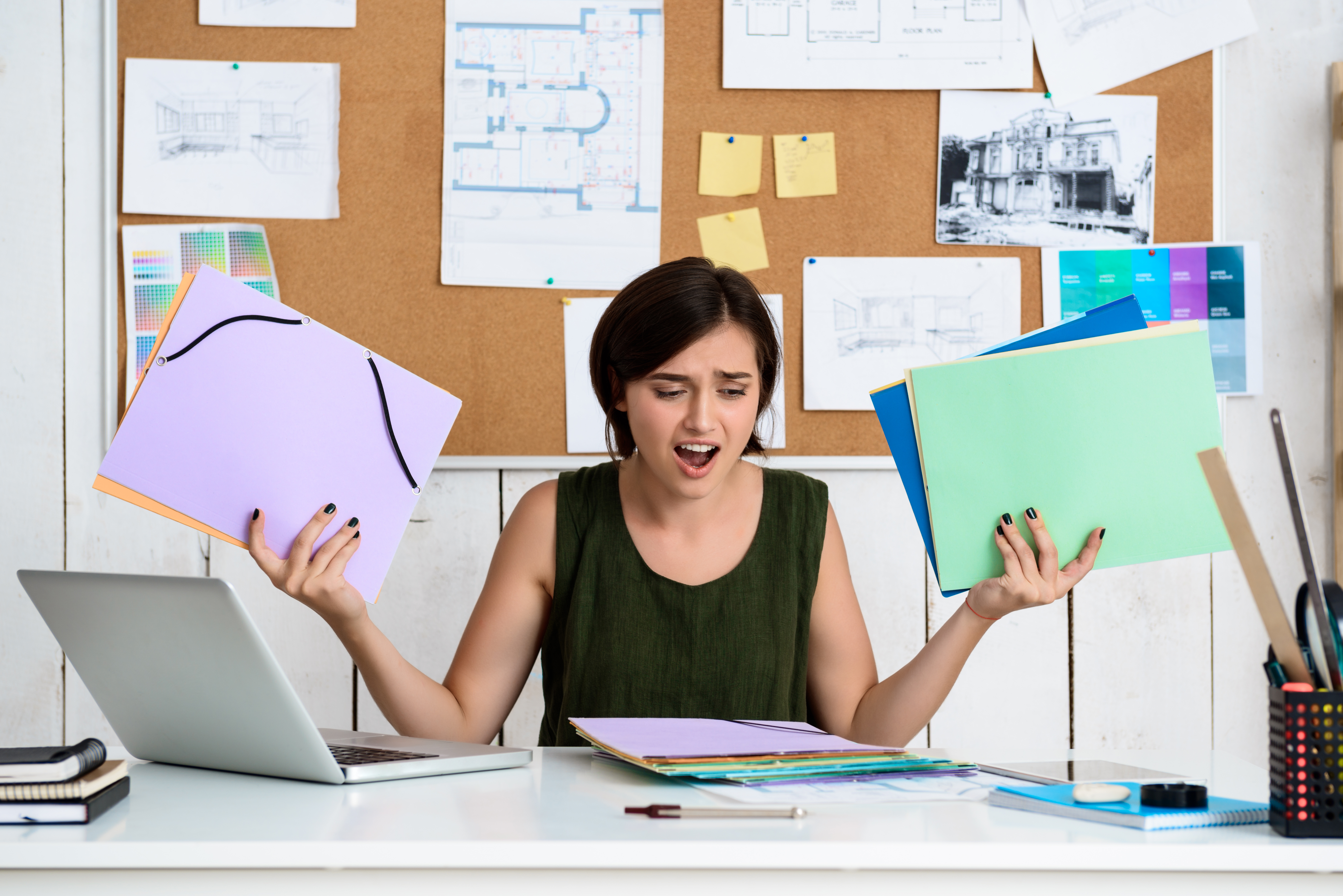 Visual comparison between a messy Excel spreadsheet and organized academy management software